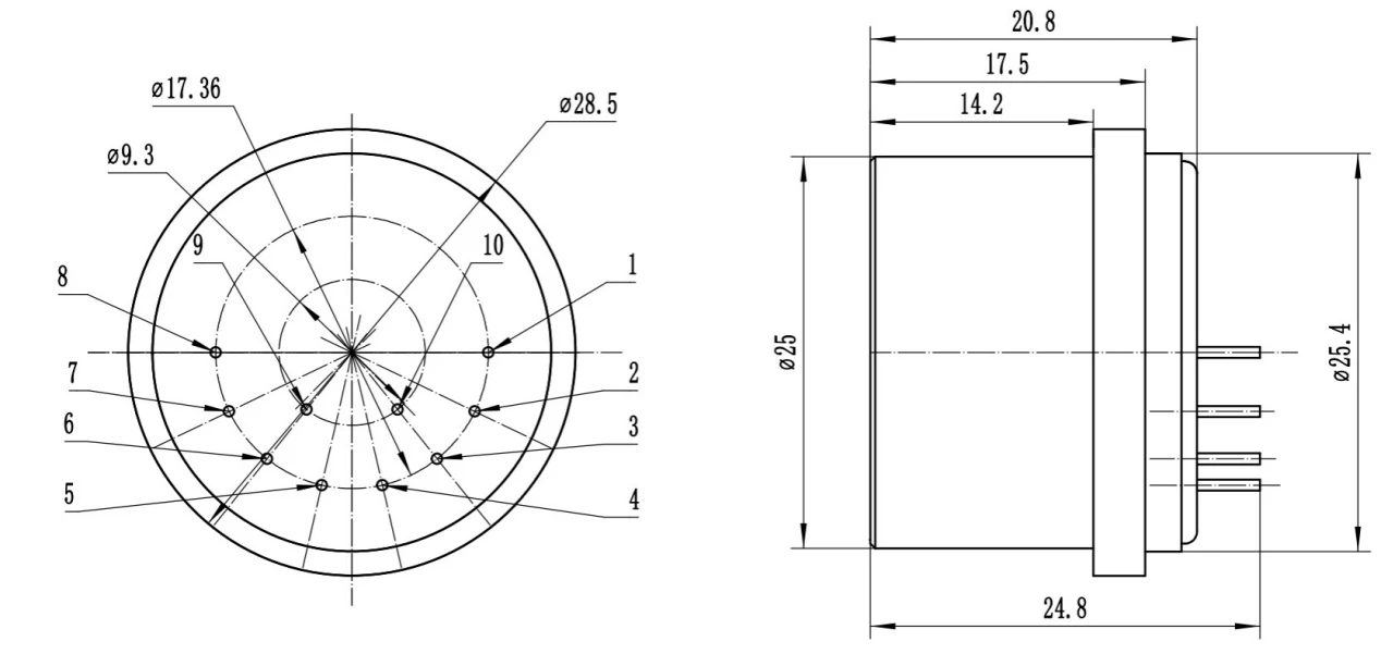 Middle Grade Precision Quartz Accelerometer Middle Grade Precision Quartz Accelerometer